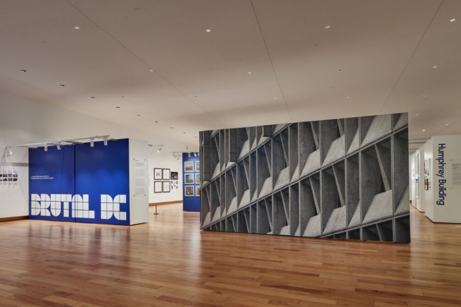 The Brutal D C exhibit at the Southern Utah Museum of Art.