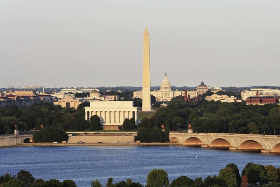 The Washington D C skyline.