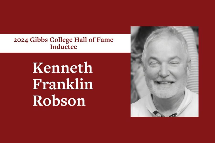 2024 Gibbs College Hall of Fame Inductee Kenneth Franklin Robson.