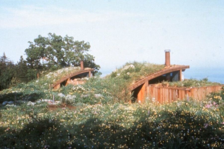 An earth-sheltered structure by Mickey Muennig.