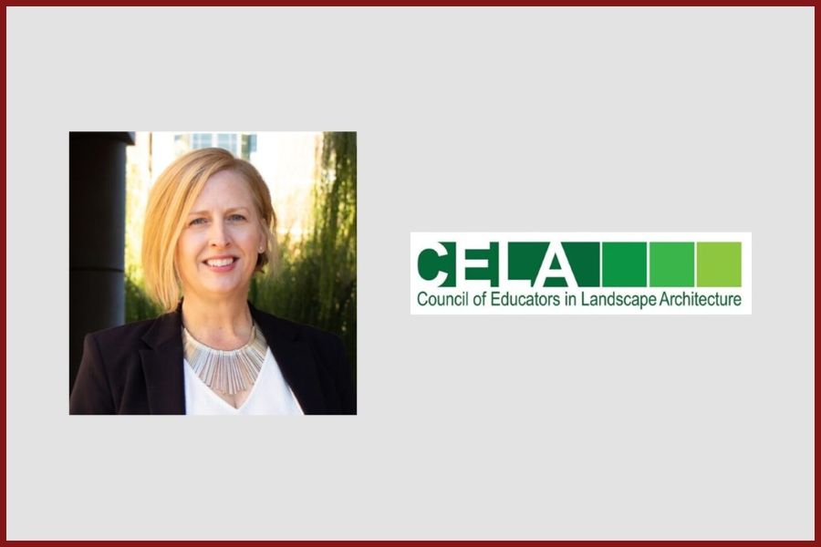 Sarah Little with the Council of Educators in Landscape Architecture logo.