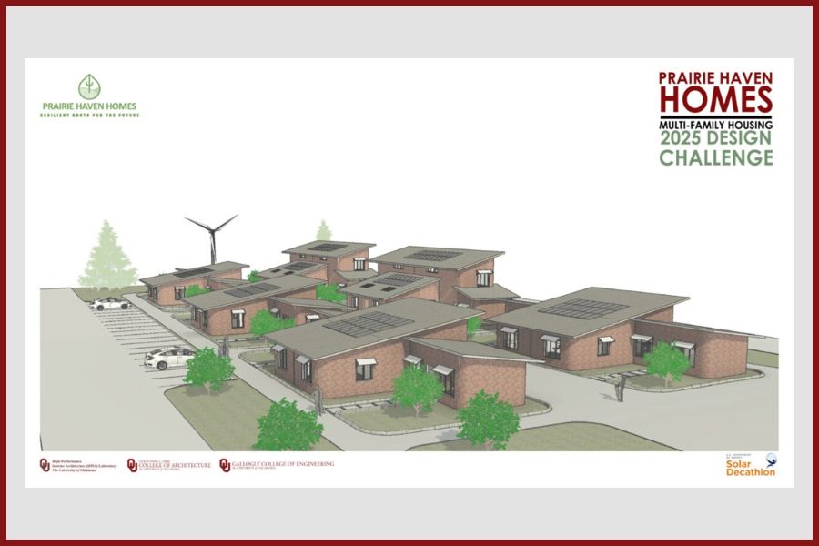 The Eco-Sooner entry for the Multi-Family Housing Division of the international BuildingNEXT competition, Prairie Haven Homes.