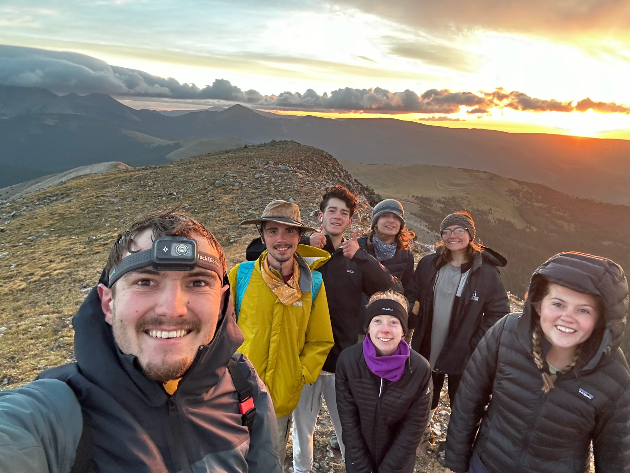 images of student presenting at 2025 URD event.