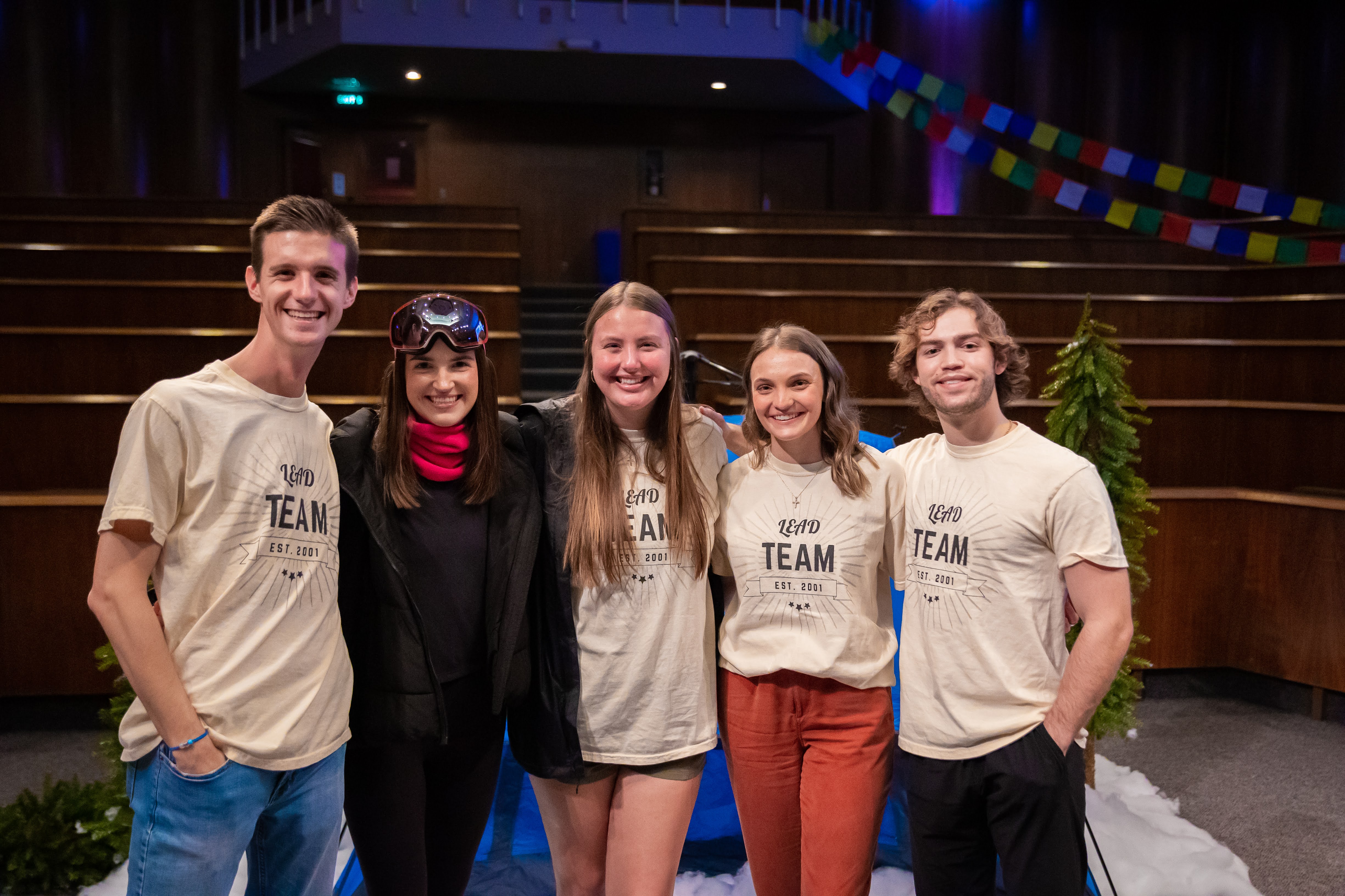 A group photo of some members of LEAD Team at LEAD Night