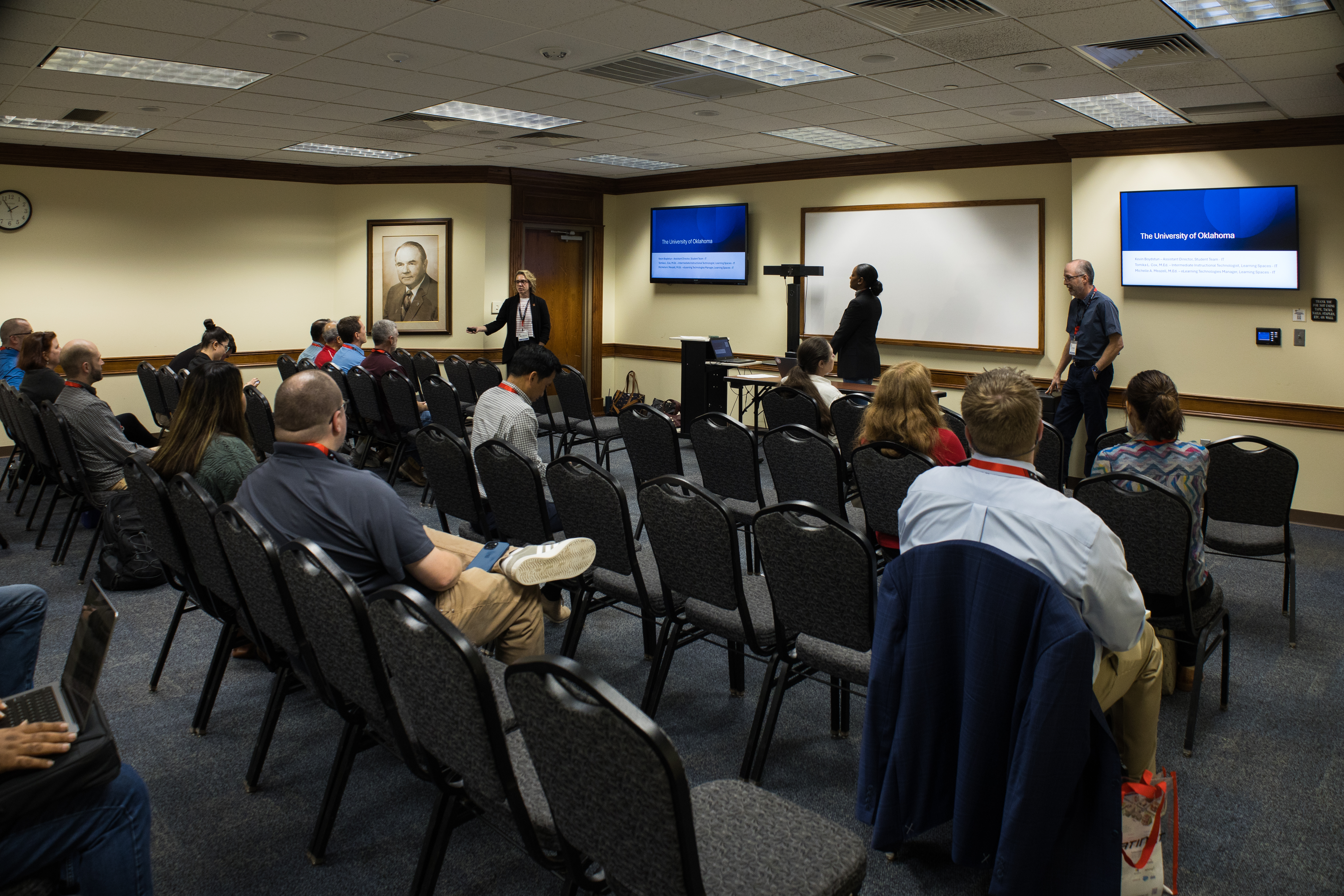 OU IT presenting at the 2026 CoIT conference.