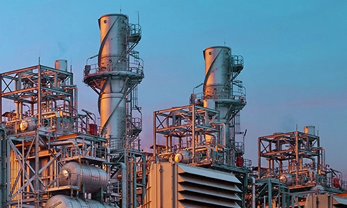 Natural Gas Compression System. The system uses compressors, often driven by natural gas engines, to mechanically reduce the gas's volume and increase its pressure. Key components include compressors (like reciprocating or screw types), scrubbers to remove liquids, and piping that moves the gas through the stages of the system