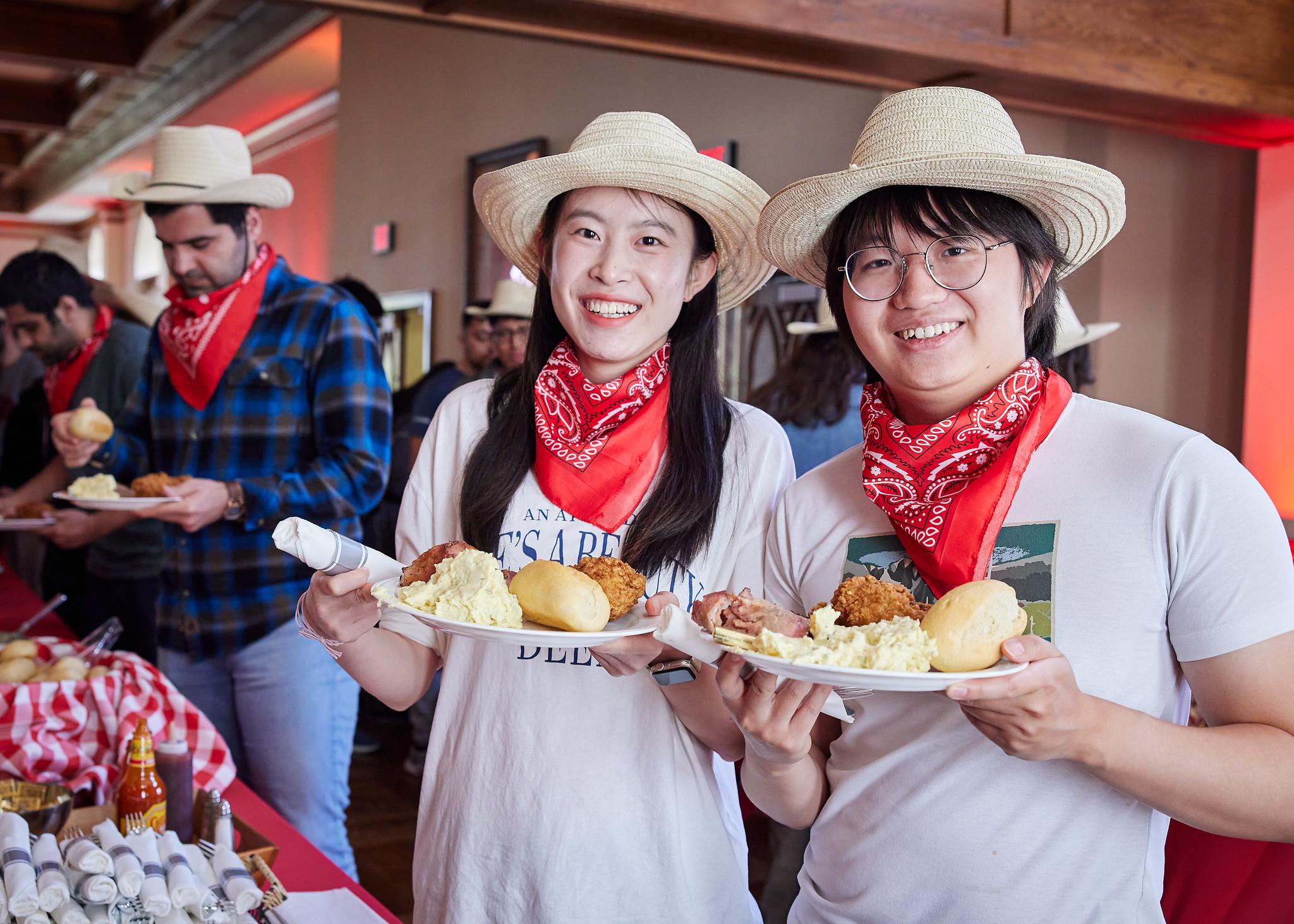 Students at an OU Cousins event.