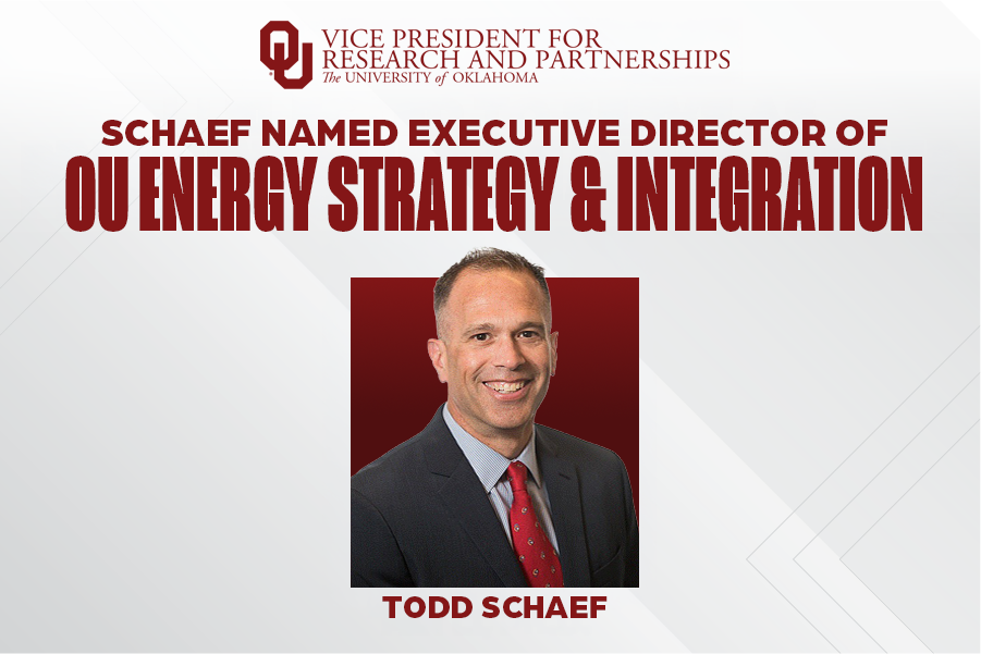 Schaef named executive director of OU energy strategy and integration