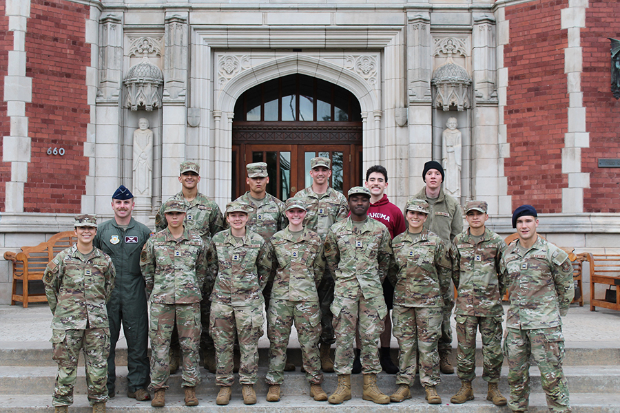 ROTC Cadet Flight Photo