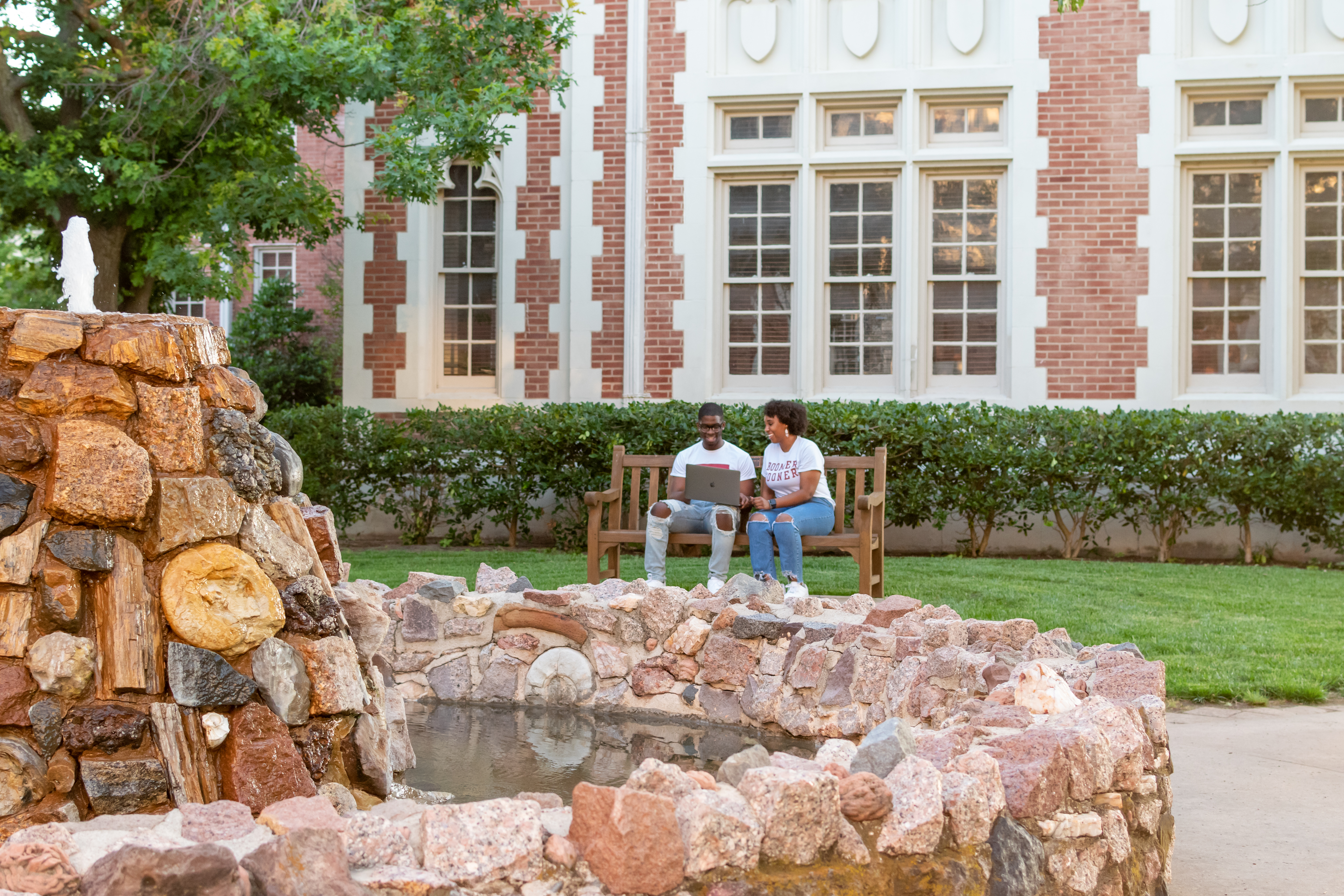View of Bizzell Memorial Library