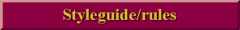 Styleguide/rules