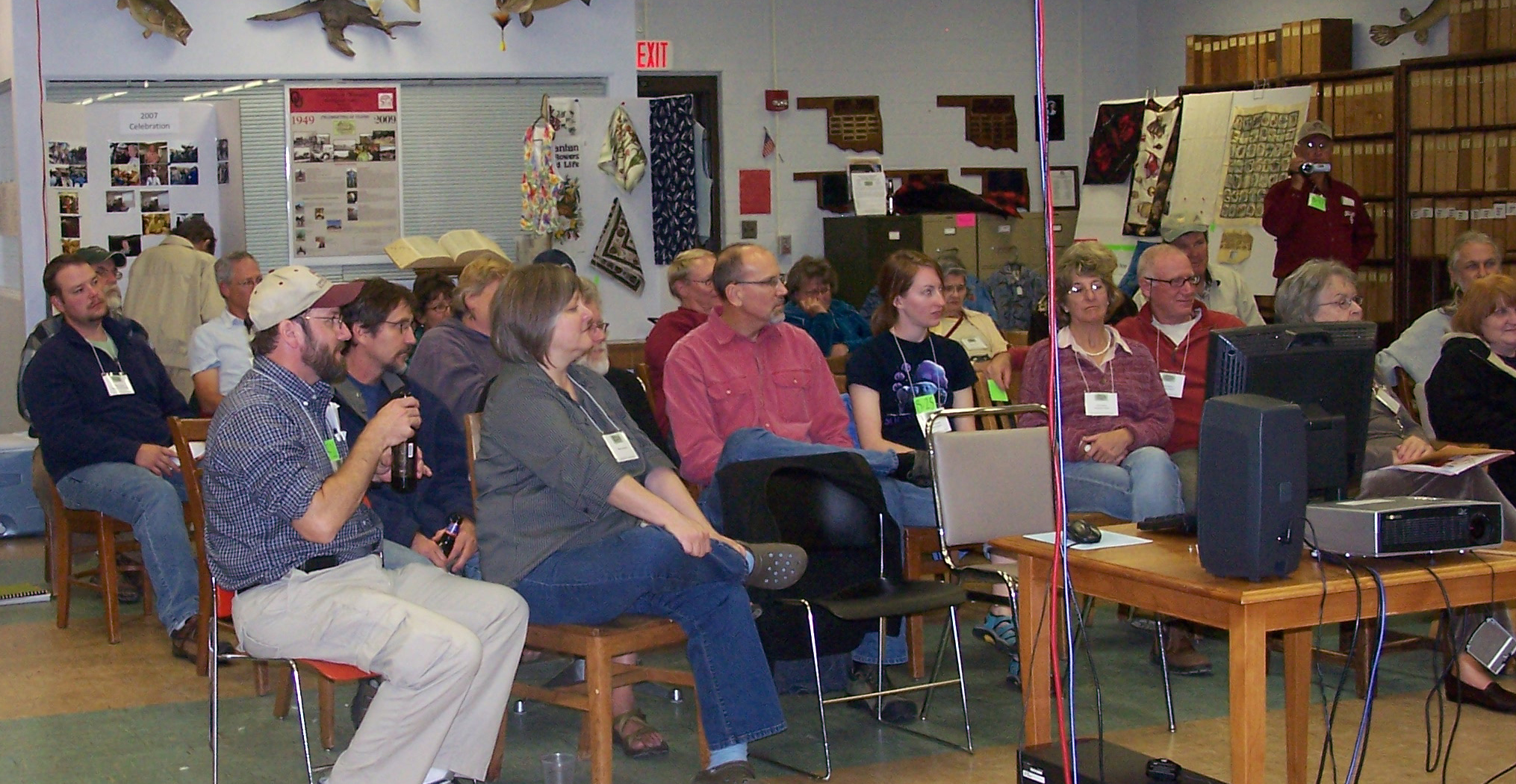 Friends in the library