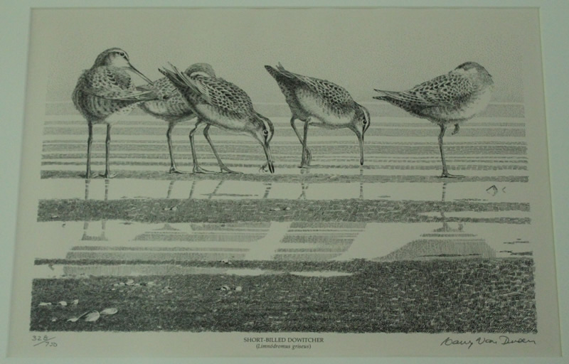 Barry van Dusen (signed) print 12 X 17"