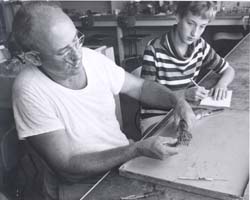 George Moore and daughter