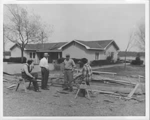 Photo of tornado damage - Brillhart (Phillips) lake cabin