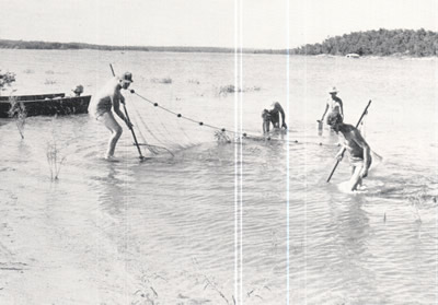 Fishery Biology class in Buncombe Creek