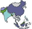 map of Asia