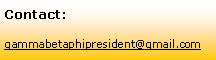 Text Box: Contact:gammabetaphipresident@gmail.com