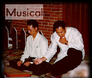 Playing musical instrument